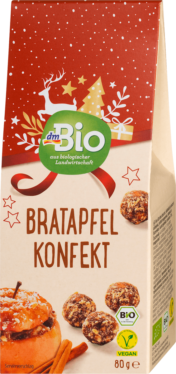 dmBio Bio kroglice s pečenimi jabolki, 80 g | dm.si