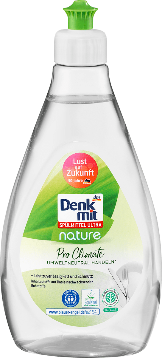 Denkmit Detergent de vase nature Pro Climate, 500 ml | dm.ro