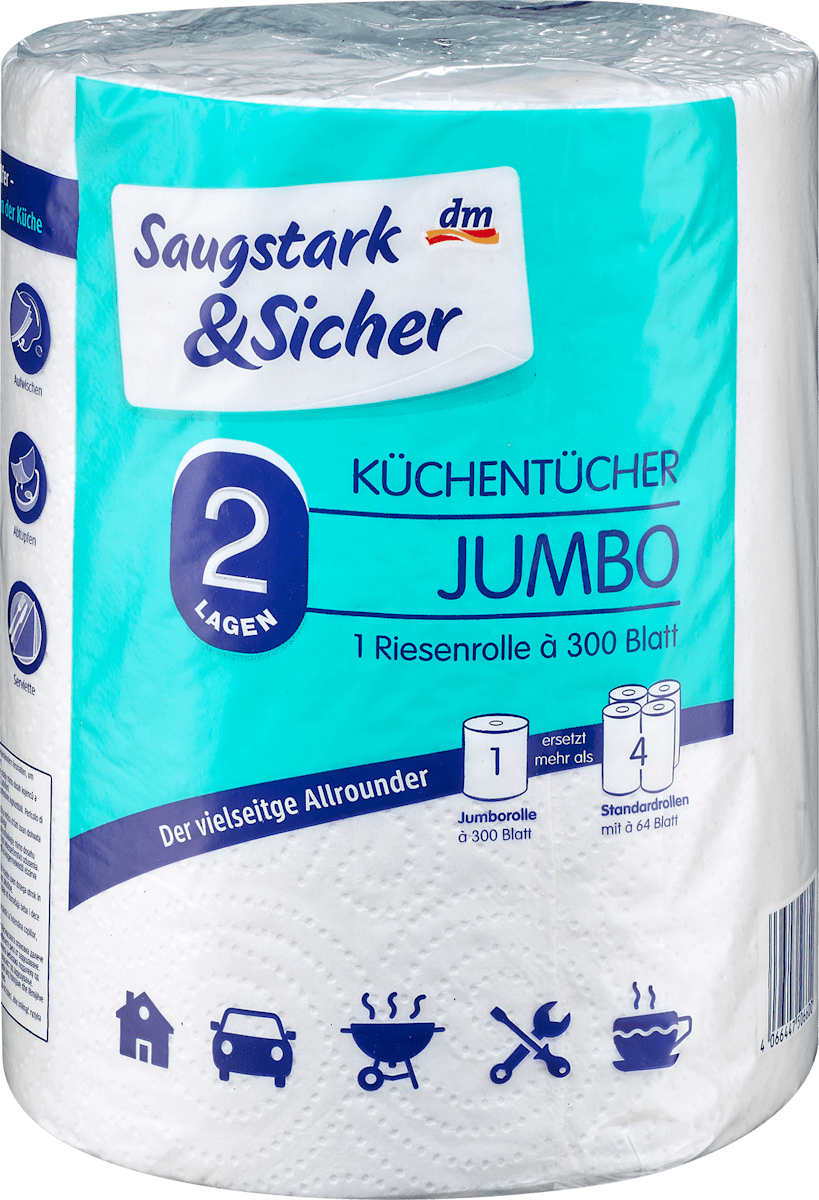 Rotolo Asciugamani Di Carta Renova ExtraXXL - 120 Fogli, Bianco, Altamente Assorbente - Foto 2