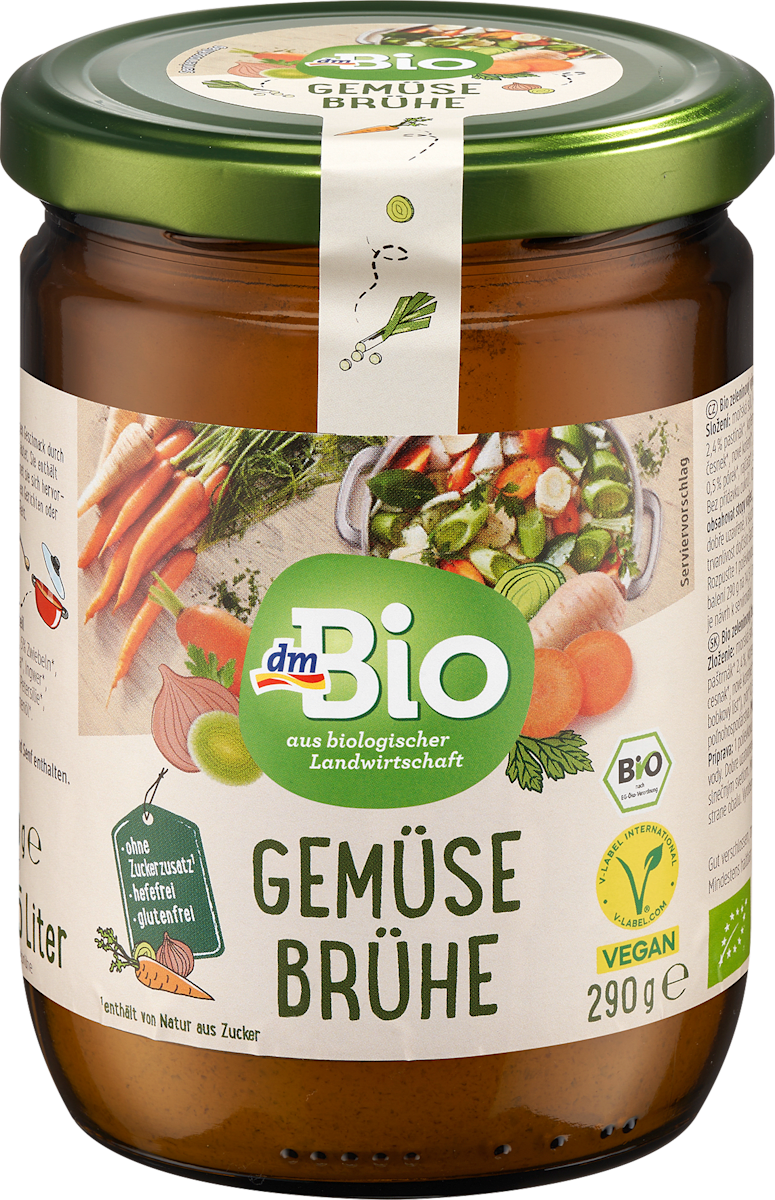 dmBio Brodo vegetale granulare bio, 290 g | dm Italia