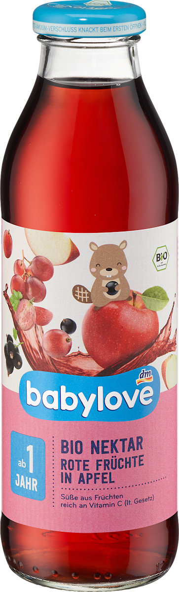 babylove Saft Nektar rote Früchte in Apfel ab 1 Jahr, 500 ml | dm.at