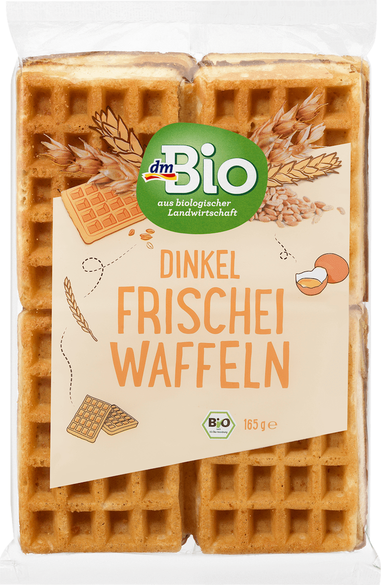 dmBio Waffeln, Dinkel Frischei, 165 g dauerhaft günstig online kaufen ...