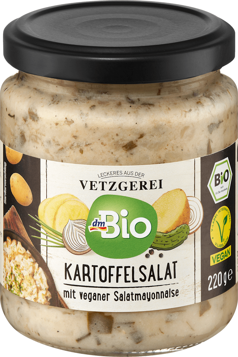 dmBio Kartoffelsalat mit veganer Mayonnaise, 220 g dauerhaft günstig ...