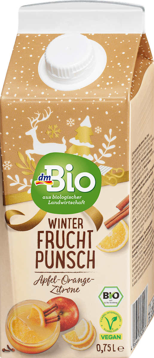 dmBio Winterfruchtpunsch Apfel-Orange-Zitrone, 750 ml | dm.at