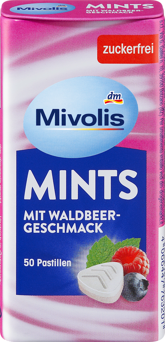 Mivolis Ментови бонбони с горски плод, 35 g | dm България