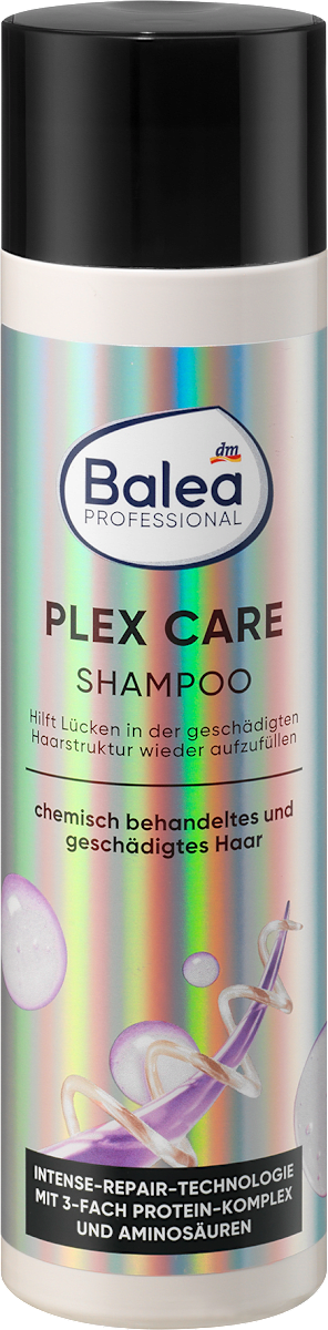 Balea 2er-Set Haarpflege – PLEX CARE Haarmaske & Rosenwasser Shampoo, Je 250 Ml