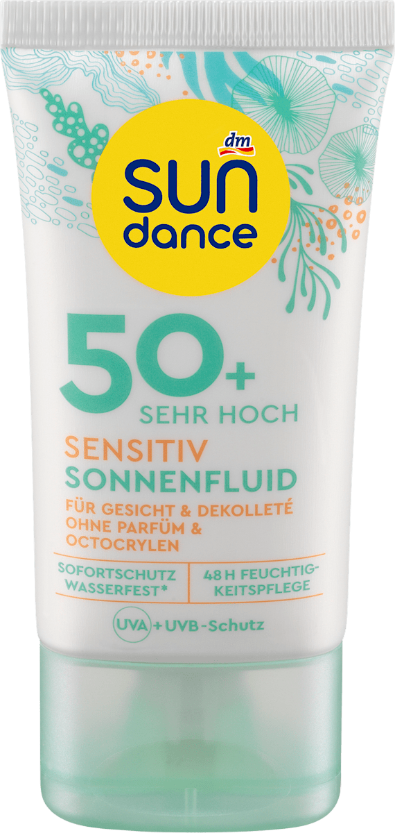 SUNDANCE Cremă cu protecție solară SPF 50, pentru piele sensibilă, 50 ...