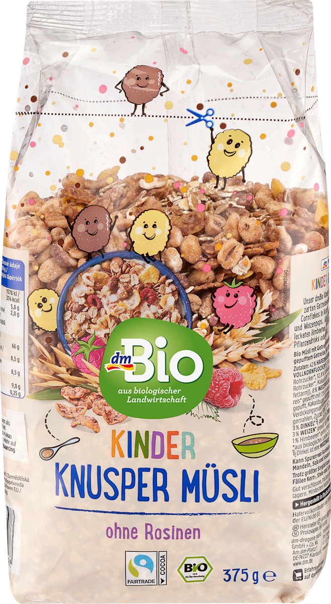 Müsli, Knusper Müsli für Kinder, 375 g