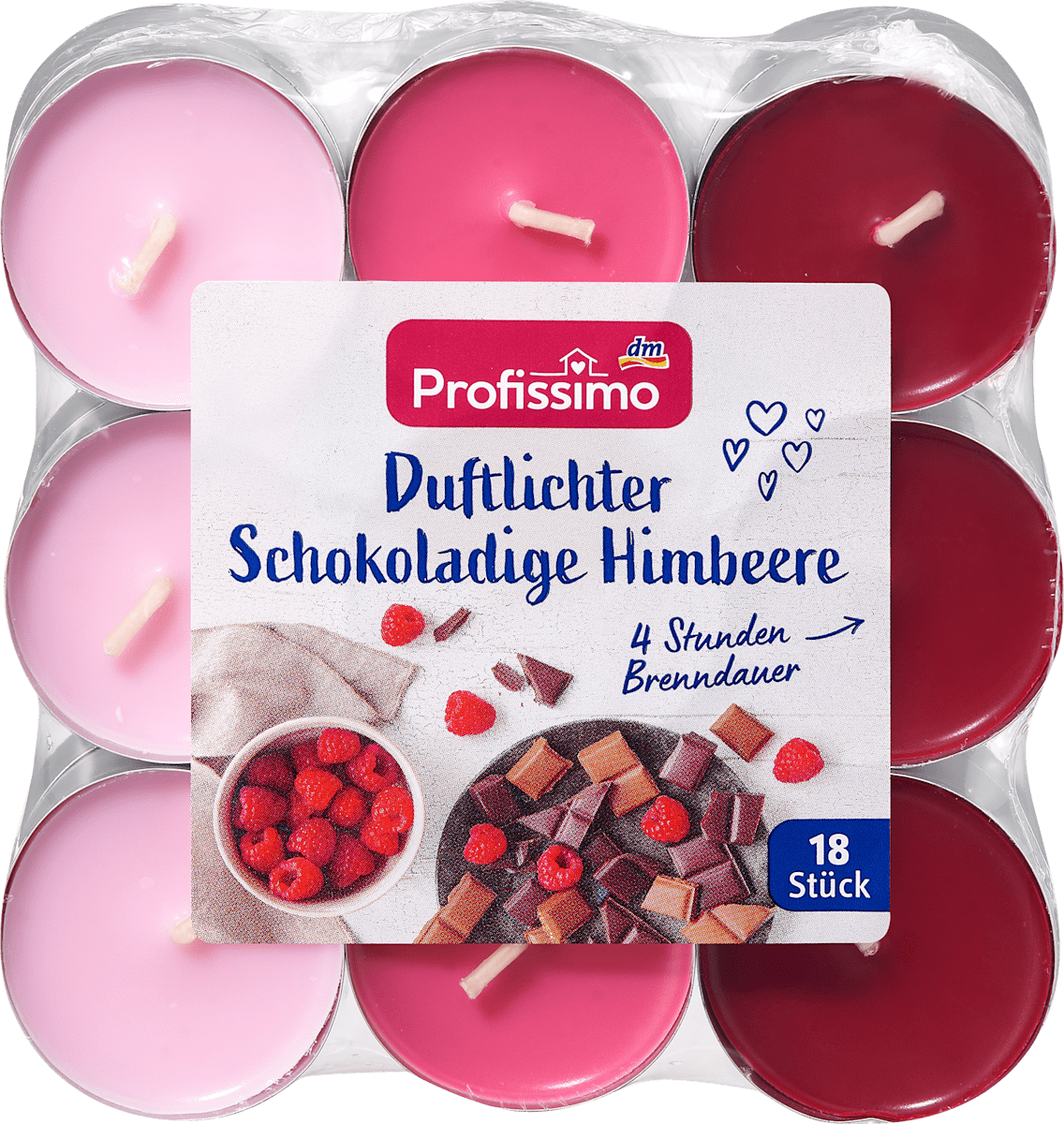 Profissimo Duftlichter Schokoladige Himbeere, 18 St | dm.at