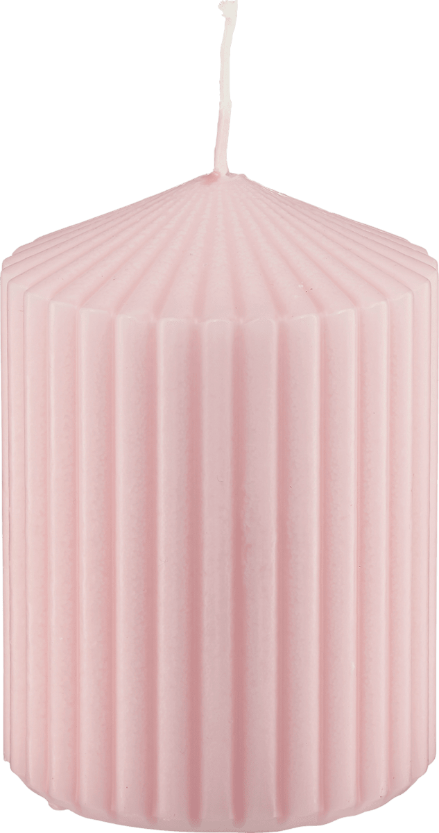 Profissimo Rillenkerze 100/70 soft pink, 1 St dauerhaft günstig online kaufen
