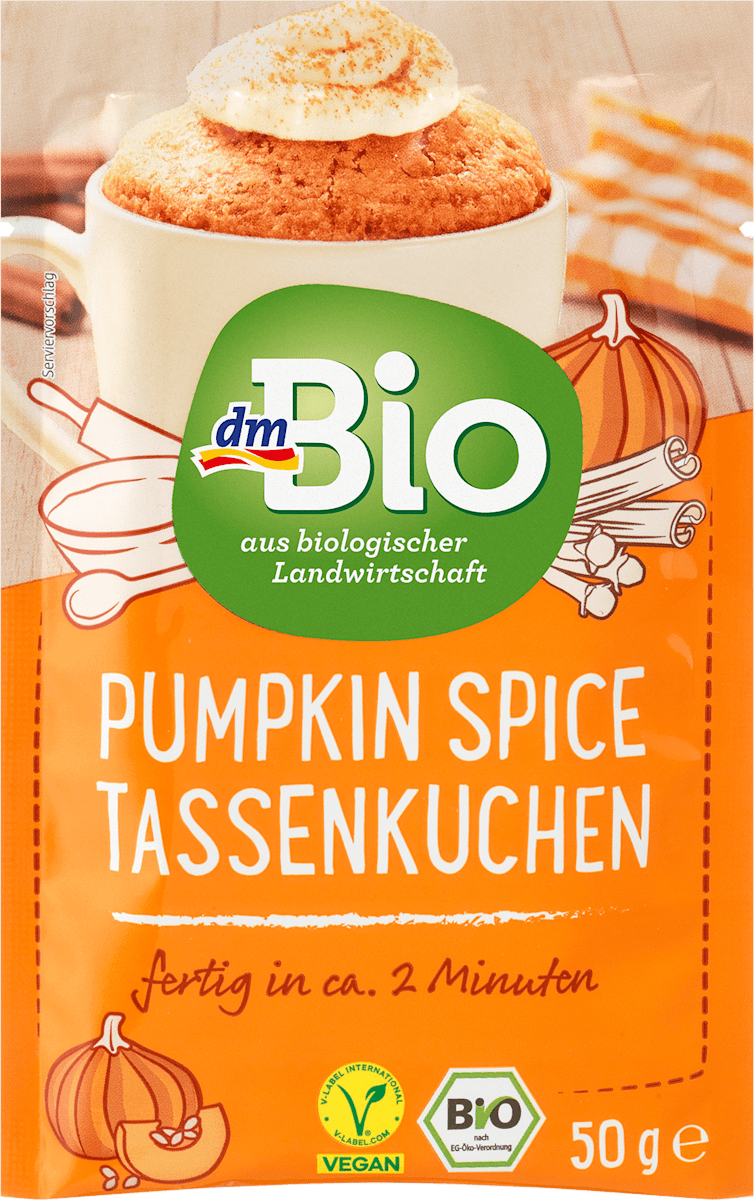 dmBio Tassenkuchen Pumpkin Spice, vegan, 50 g dauerhaft günstig online ...