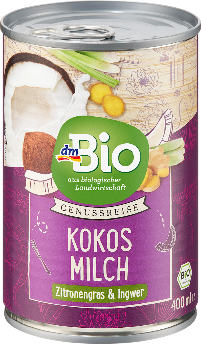 dmBio Kokosmilch Zitronengras und Ingwer, 400 ml | dm.at