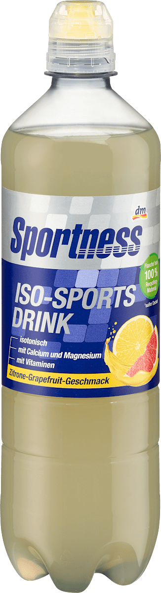 Sportness Iso-Sports Drink, Zitrone-Grapefruit Geschmack, 0,75 l ...