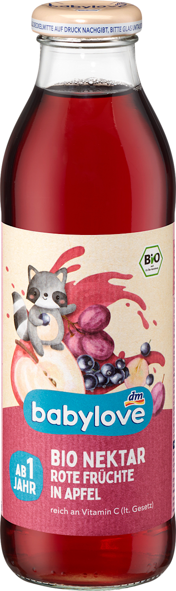babylove Nektar Rote Früchte in Apfel, ab 1 Jahr, 500 ml dauerhaft ...