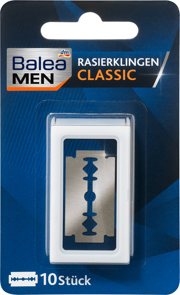 Balea MEN CLASSIC žileti za brijač sa duplom oštricom, 10 kom | dm.rs