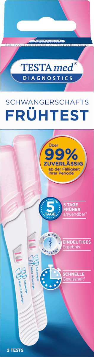 Testa med Schwangerschaftsfrühtest, 2 St | dm.at
