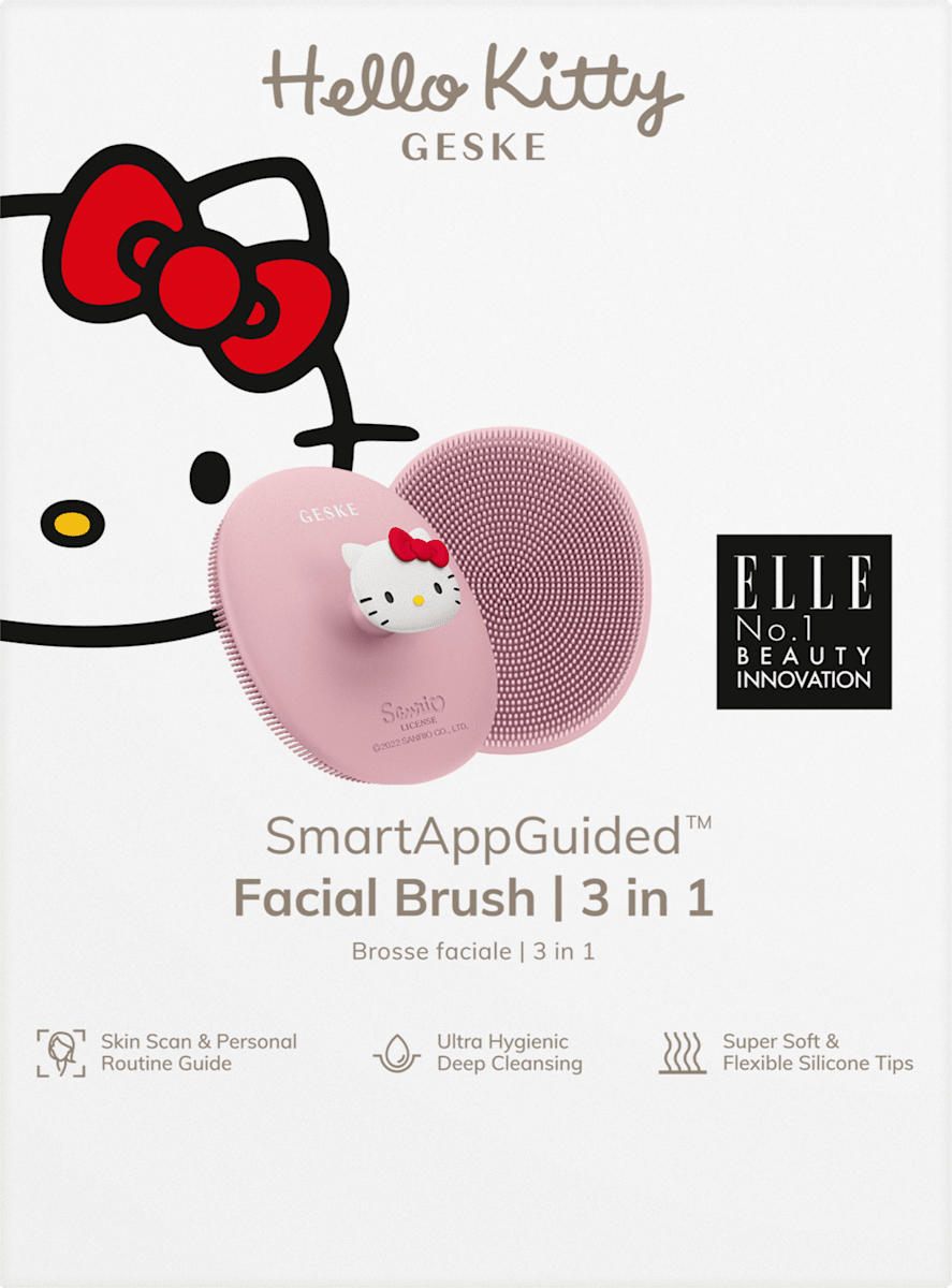 GESKE Facial Brush 3 in 1 Hello Kitty pink, 1 St dauerhaft günstig ...