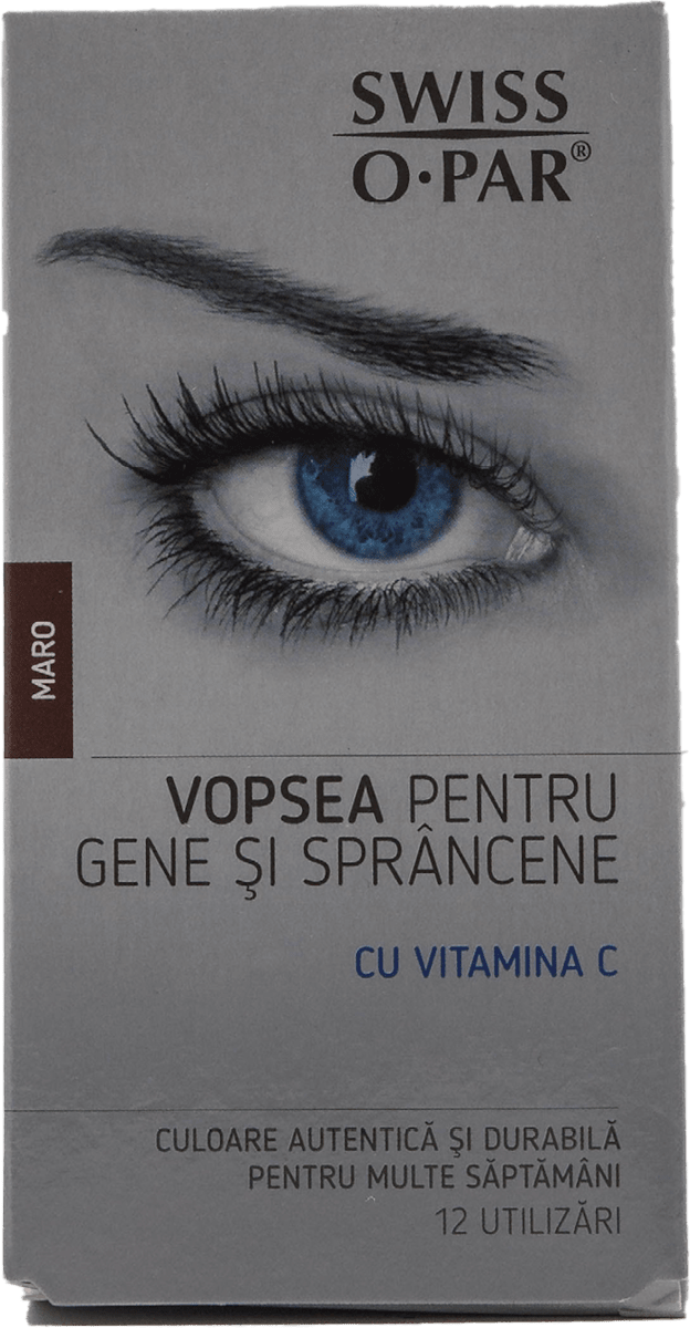 Coloration Sourcils Et Cils Swiss-O-Par Noir - Neuve Sous Emballage - 0,033 Unité