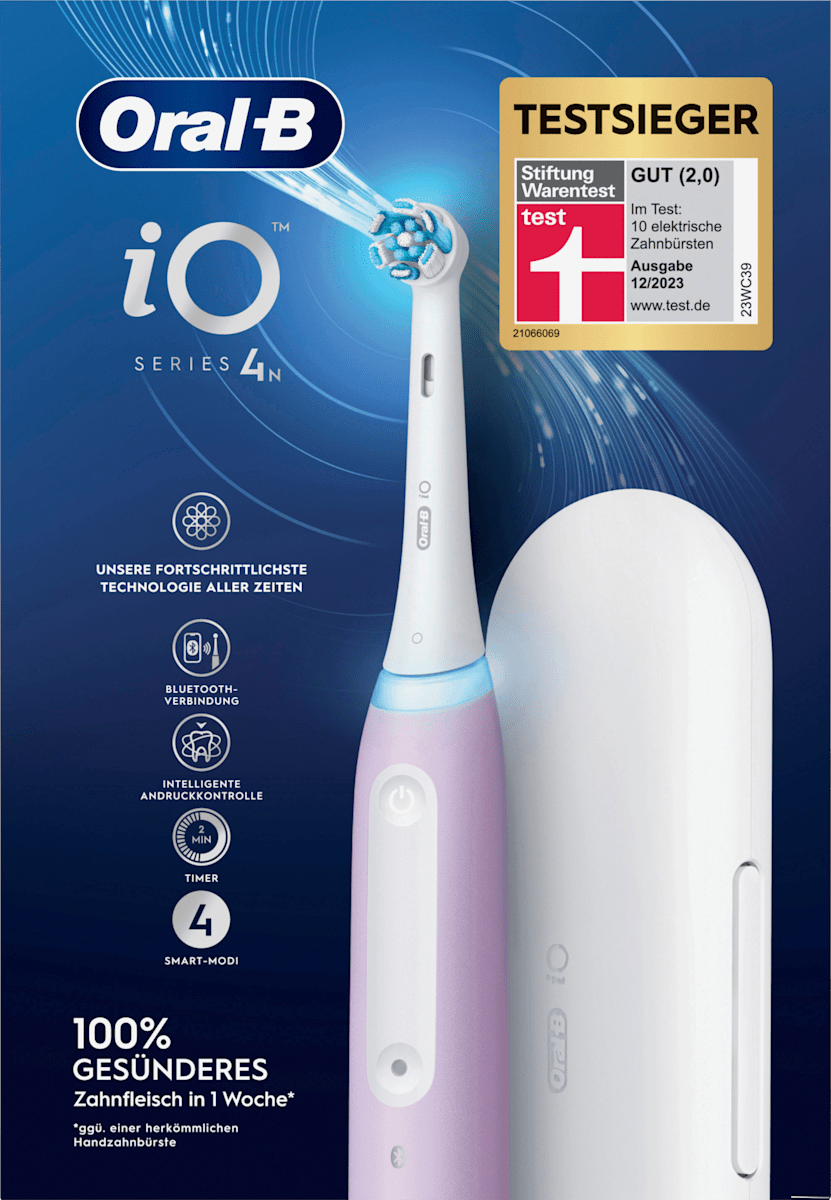 Oral-B Elektrische Zahnbürste iO Series 4 Lavender, 1 St dauerhaft