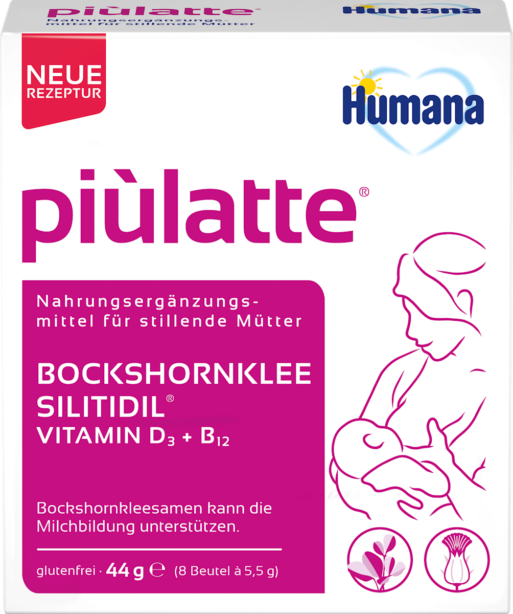 Humana Piulatte mit Bockshornklee, 44 g dauerhaft günstig online kaufen ...