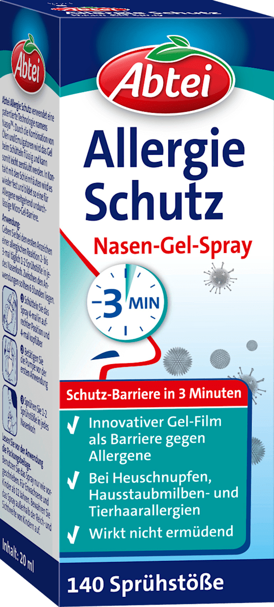Abtei Nasenspray Allergie Schutz Nasen-Gel-Spray, 20 ml dauerhaft günstig online kaufen