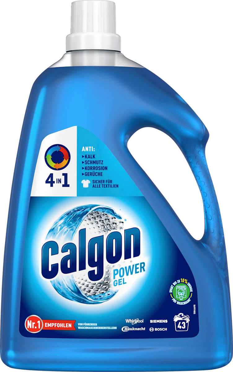 Calgon Waschmaschinenreiniger Wasserenthärter Power Gel 4in1, 43 Wl | dm.at