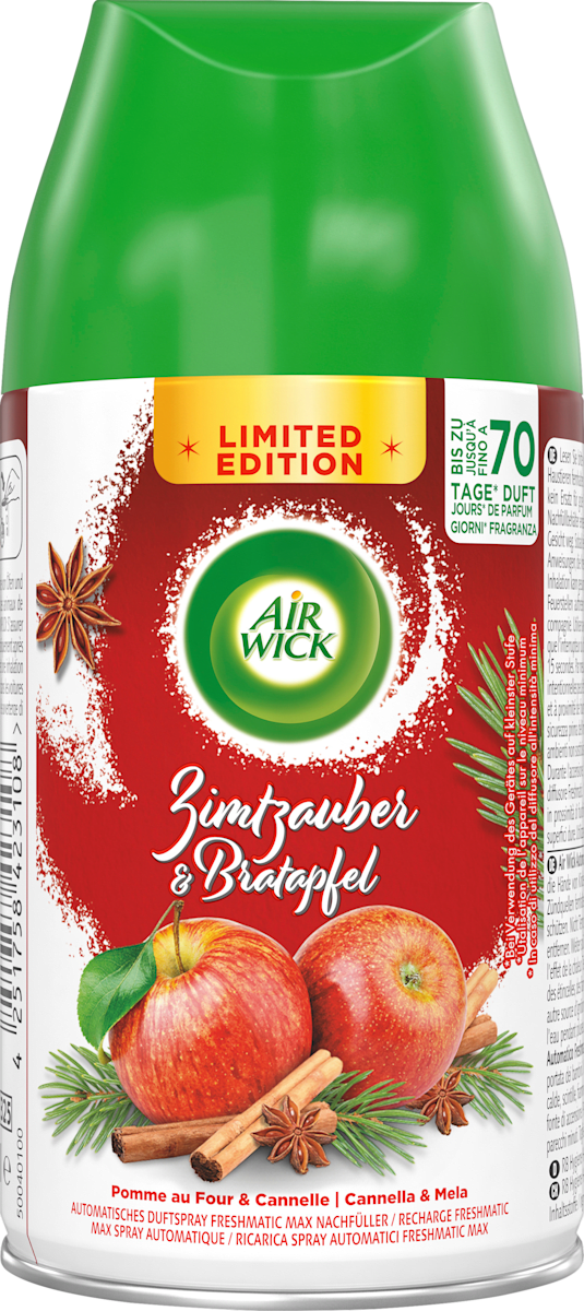 AirWick Automatisches Duftspray Nachfüller Freshmatic Max Zimtzauber ...