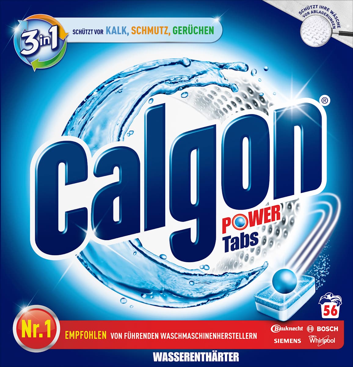 Calgon Waschmaschinenreiniger Tabs 3in1, 56 St dauerhaft günstig online ...