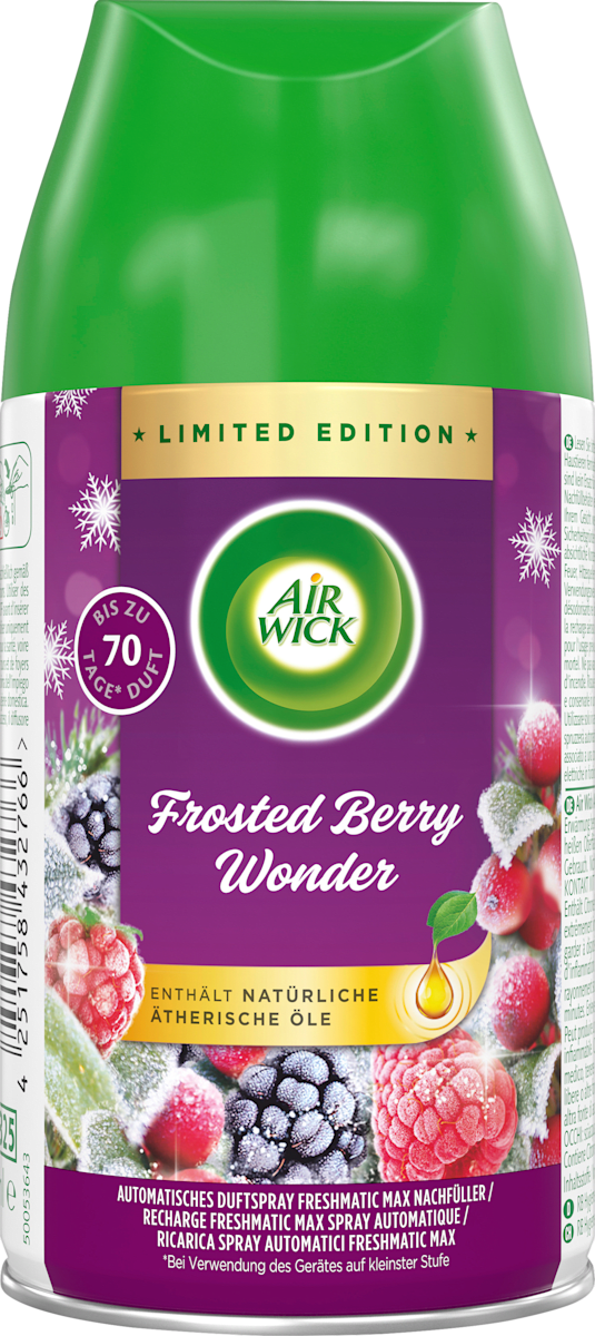 AirWick Duftspray Freshmatic Max Nachfüller Frosted Berry Wonder, 250 ...