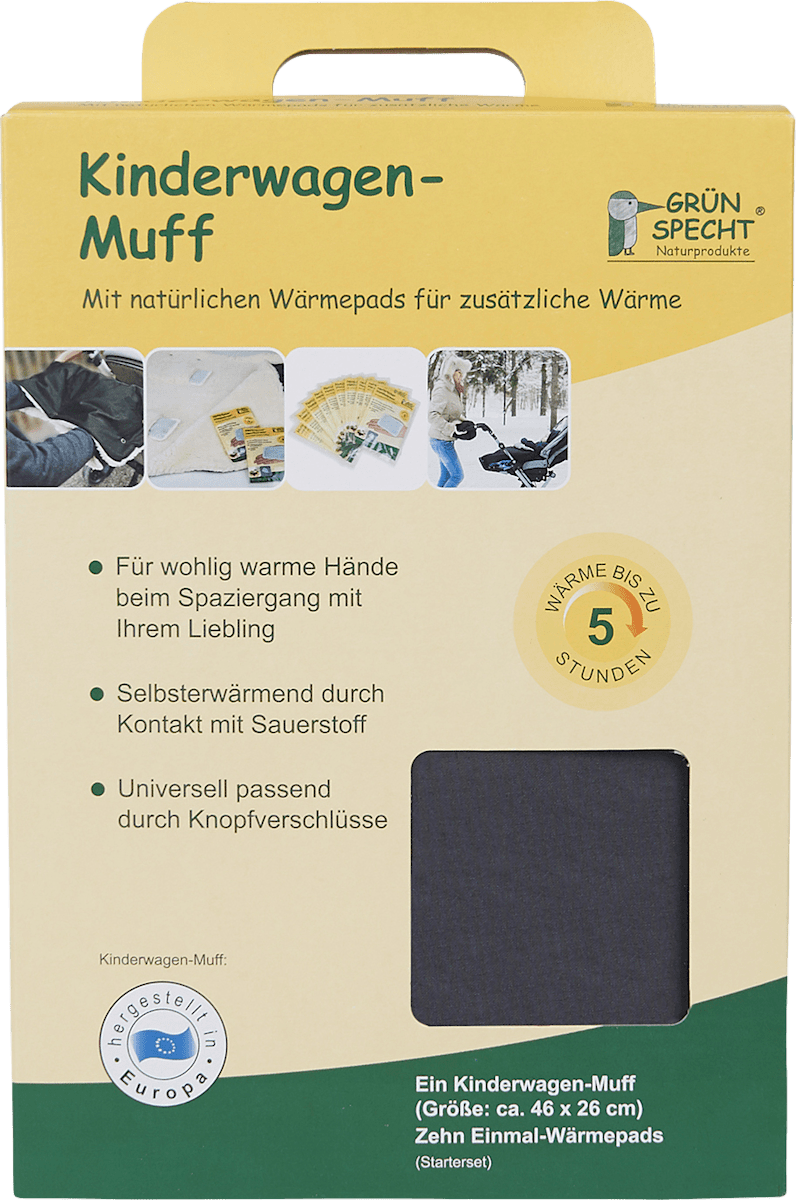 Kinderwagen-Muff, anthrazit, 1 St