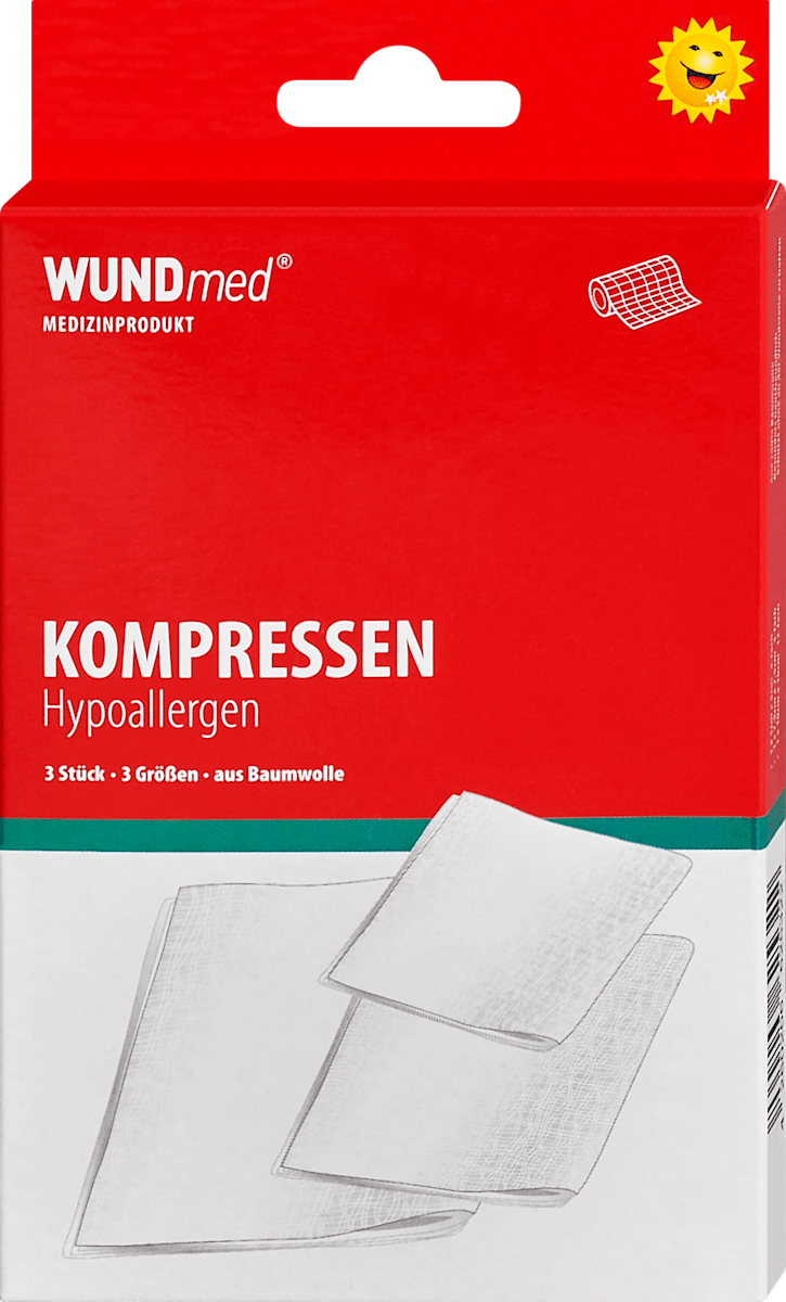 WUNDmed Kompressen, 3 St