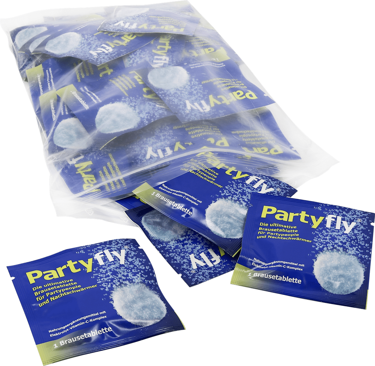 Partyfly Elektrolyt-Vitamin C-Komplex Brausetabletten 50 St, 325 g ...