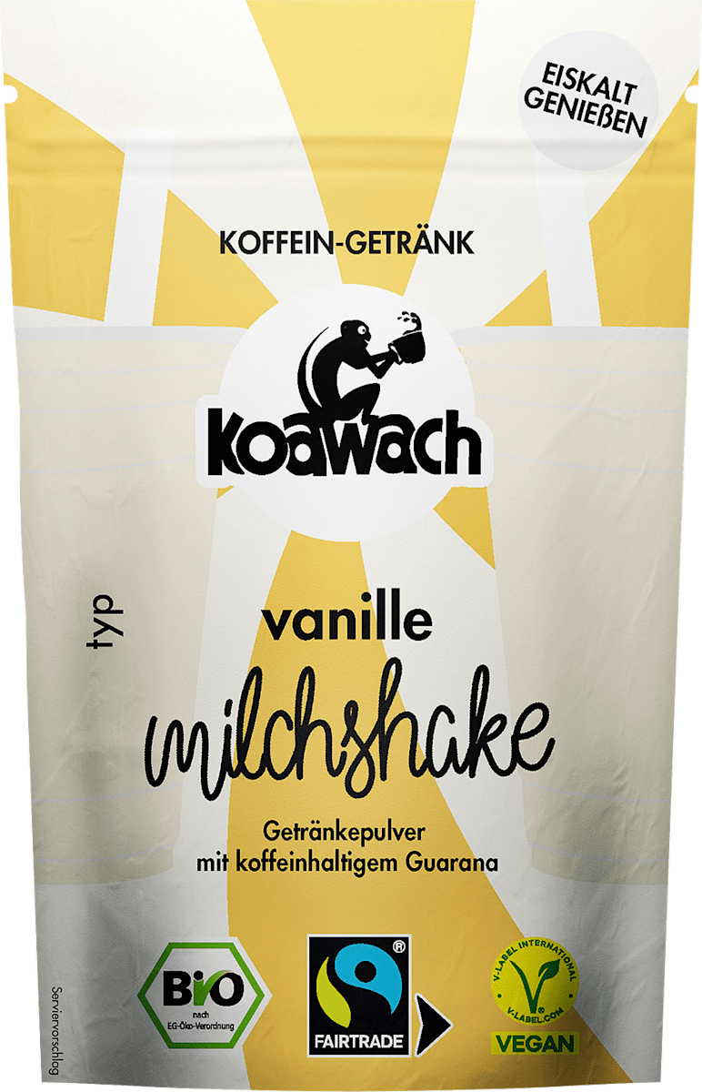 koawach Getränkepulver, Milchshake Vanille, 75 g dauerhaft günstig ...