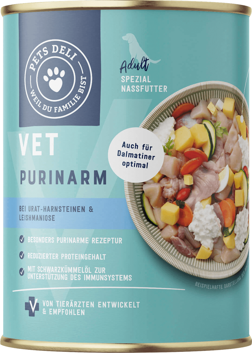Pets Deli Nassfutter Hund mit Huhn & Kartoffeln, VET purinarm, 400 g  dauerhaft gnstig online kaufen | dm.de