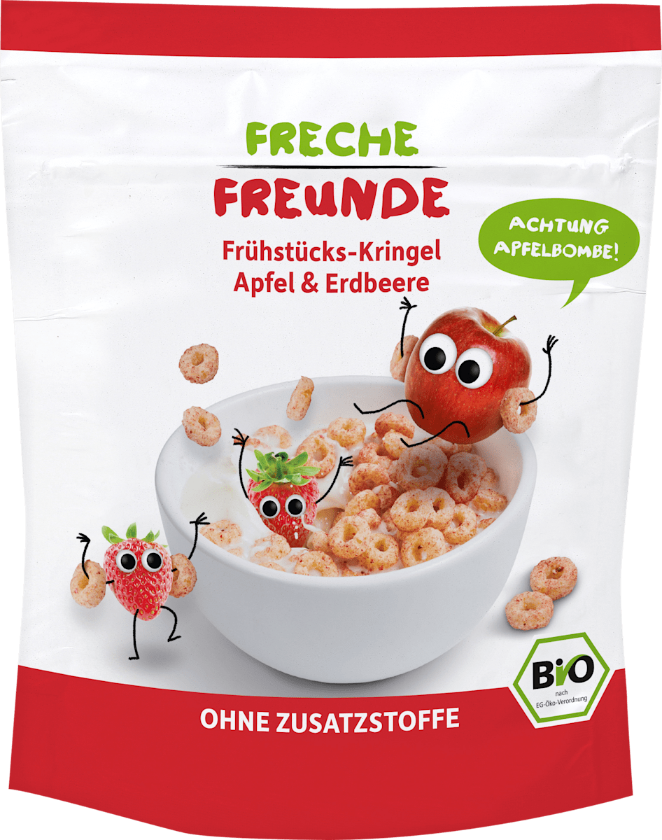 Freche FreundeKindermüsli Apfel & Erdbeere ab 1 Jahr, 125 g