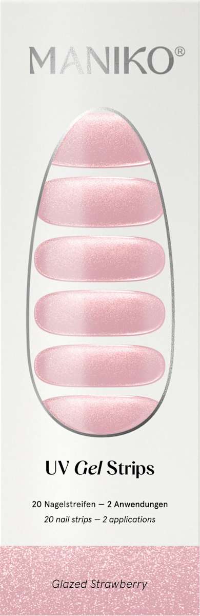 Maniko UV Gel Nagelfolien Glazed Strawberry, 20 St dauerhaft günstig ...