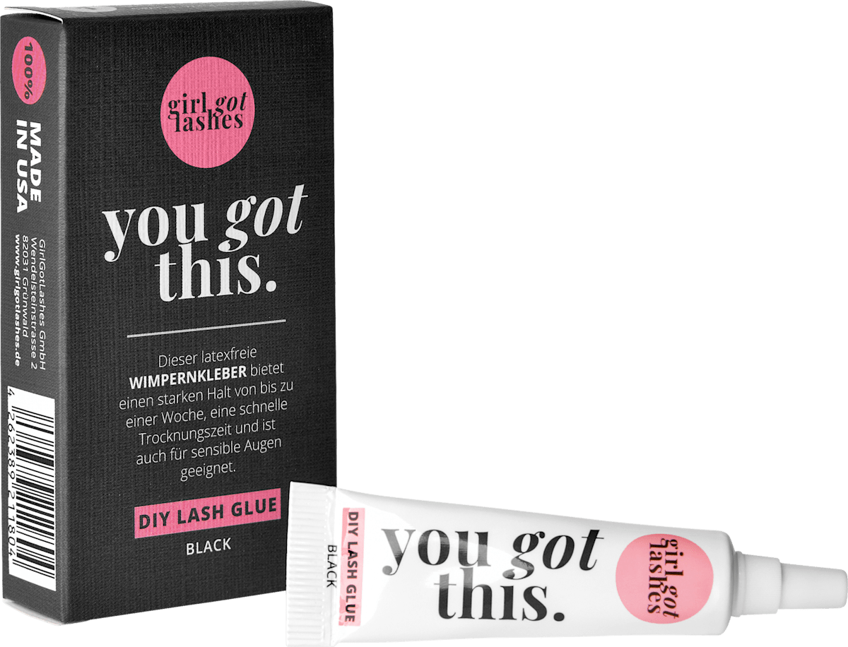 Kiss Strip Wimpernkleber Schwarz – 7 G, Formaldehydefrei, Mit Aloe, Für Sicheren Halt