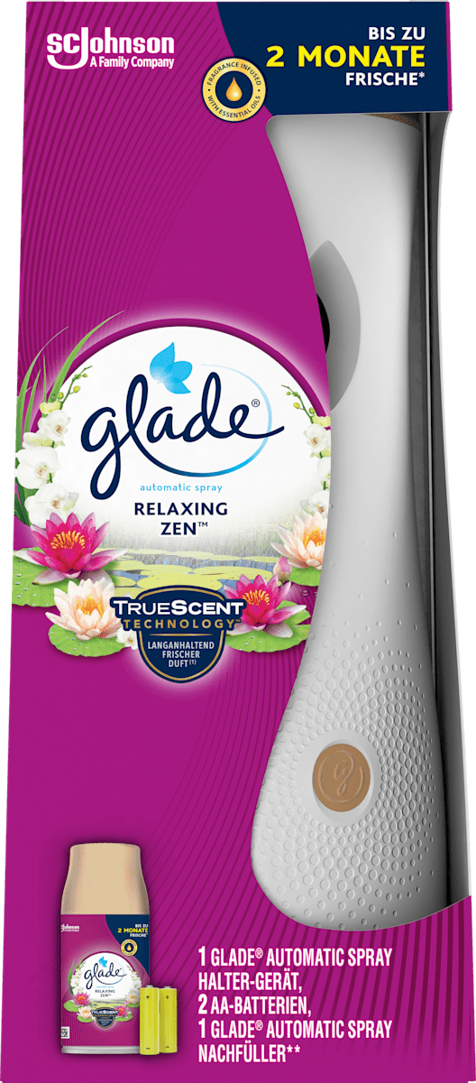 glade Duftspray TrueScent Starter-Set Relaxing Zen, 269 ml