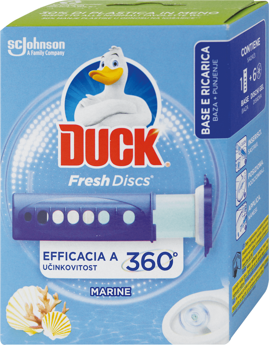 DUCK Fresh Discs Marine/Lime assort., 1 pz | dm Italia
