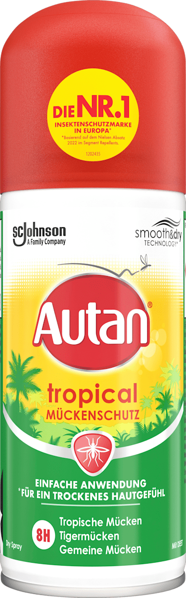 Autan Insektenschutzspray Tropical Dry, 100 ml