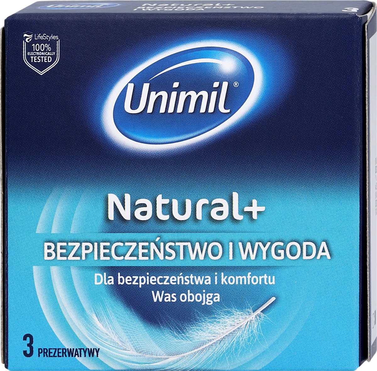 UNIMIL Prezerwatywy lateksowe Natural+, 3 szt. kupuj w zawsze ...