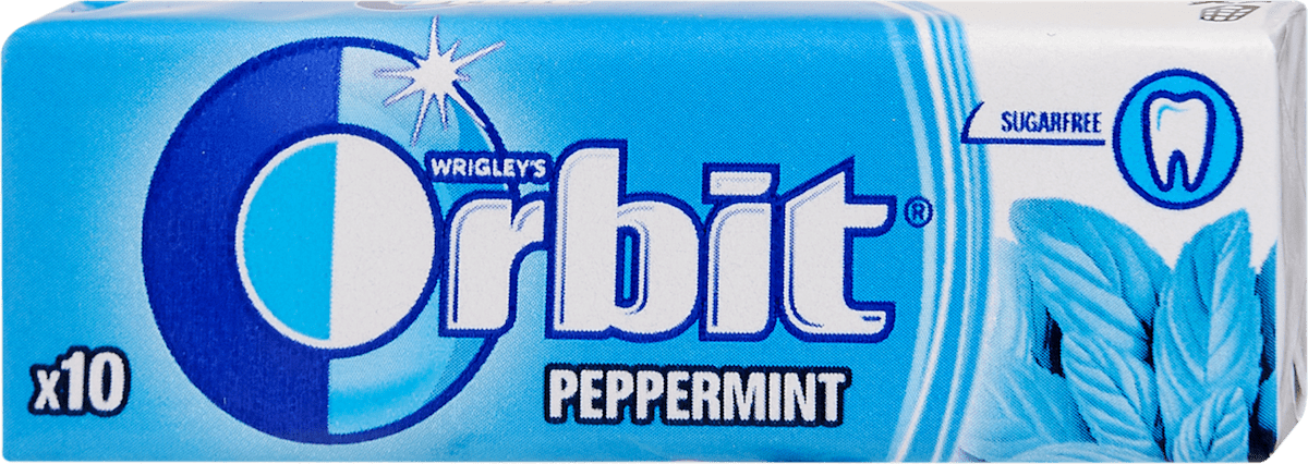 Orbit Orbit žvakaće gume Peppermint, 10 kom., 14 g | dm.hr