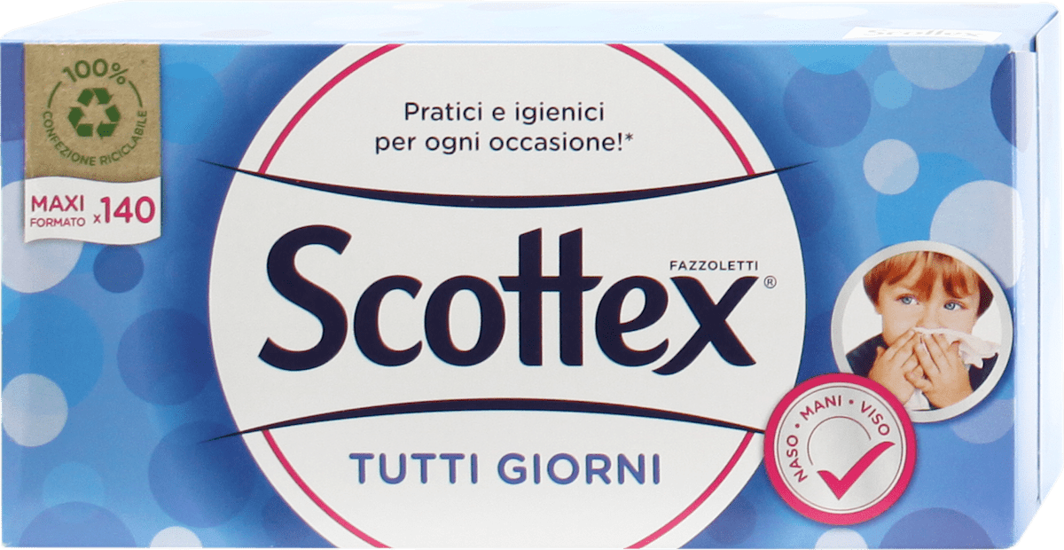 Fazzoletti Scottex Tutti Giorni - 2.100 Pezzi (15 Box) - Foto 5