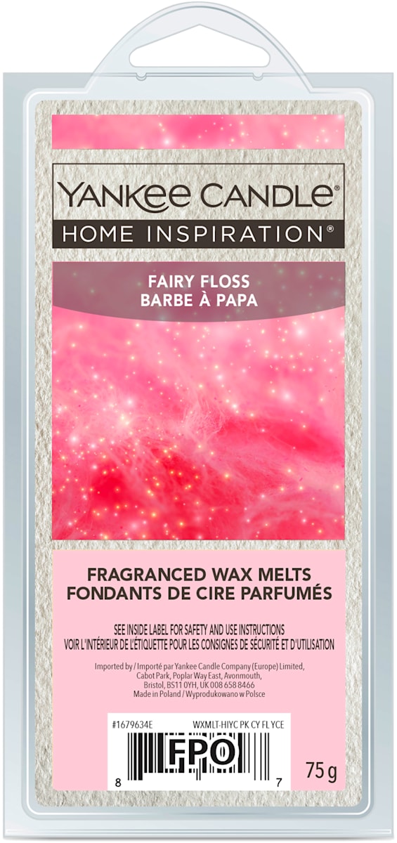 YANKEE CANDLE Ceară parfumată fairy floss, 1 buc