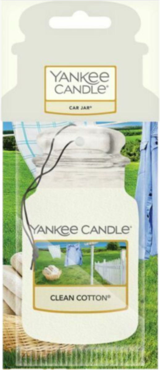 YANKEE CANDLE Odorizant auto Clean Cotton, 1 buc