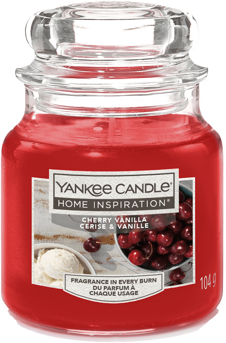 YANKEE CANDLE Lumânare parfumată cherry și vanilie, 1 buc