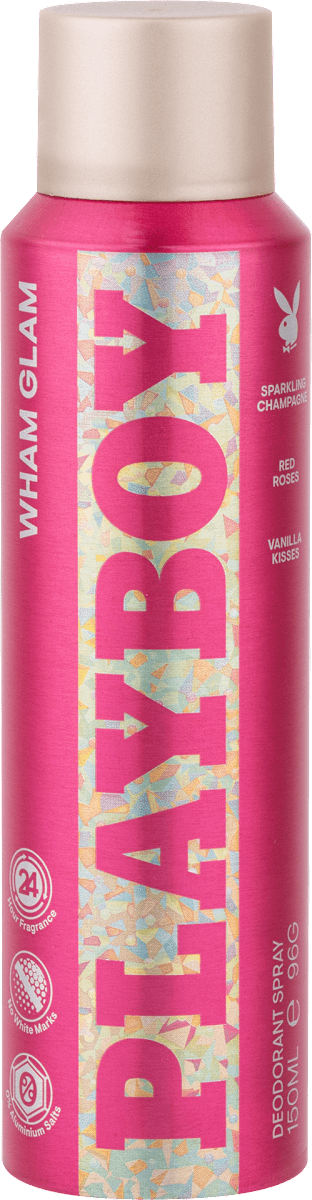 PLAYBOY Dezodorans u spreju Wham Glam, 150 ml