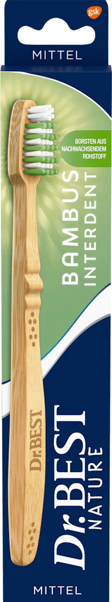 Zahnbrste Nature Bambus Interdent mittel, 1 St