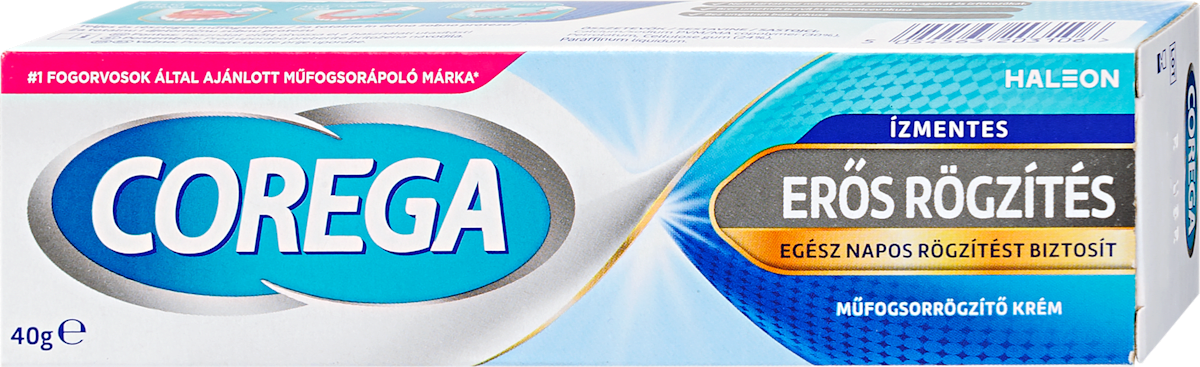 COREGA Műfogsorrögzítő krém ízmentes, 40 g | dm.hu
