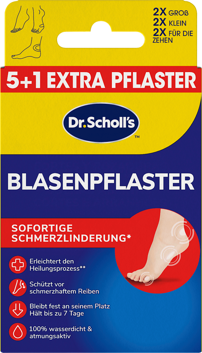 Scholl Mais-Schutzpflaster – 2 Stück, Sofortige Schmerzlinderung, Säurefrei